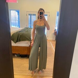 American Eagle Soft & Sexy Wide Leg Jumpsuit